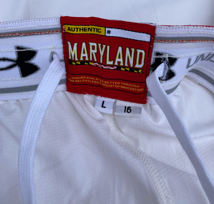 Darryl Morsell Maryland Basketball SIGNED Game Shorts (Size L)