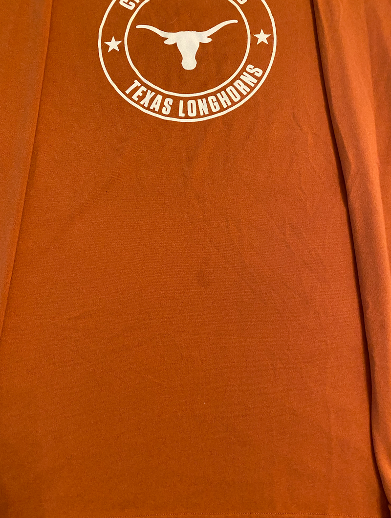 Cade Brewer Texas Football Team Issued "Champions Club" Long Sleeve Shirt (Size 2XL)