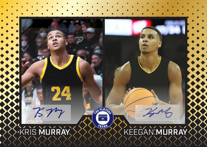 Keegan Murray & Kris Murray Dual SIGNED Limited Gold Variation 1st Edition 2022 Trading Card (