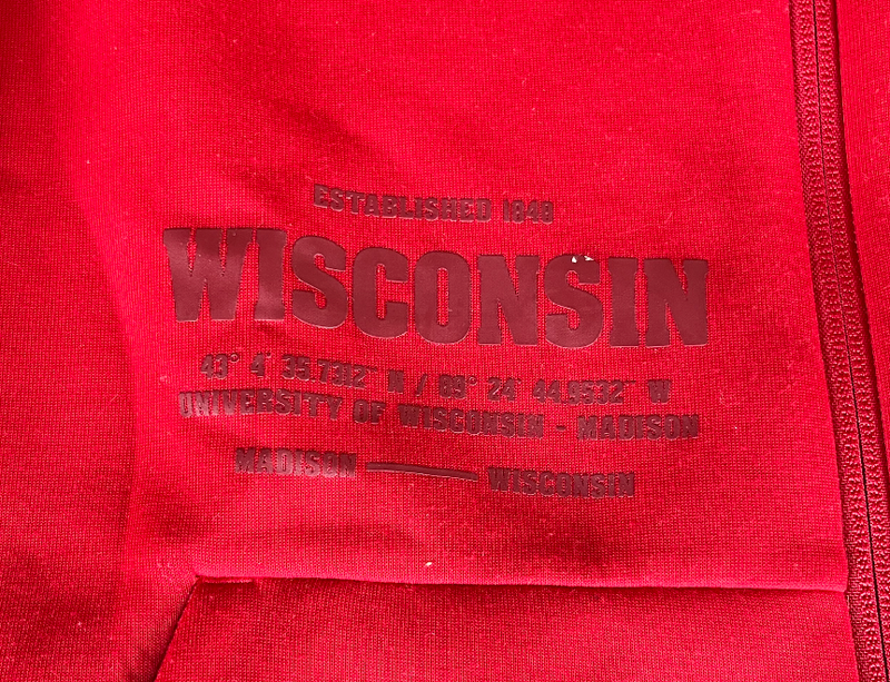 Grace Loberg Wisconsin Volleyball Team Issued Jacket (Size XL)