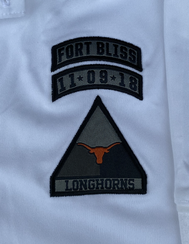 Donovan Williams Texas Basketball Player Exclusive Armed Forces Classic "Fort Bliss 11-09-18" Polo Shirt (Size M)