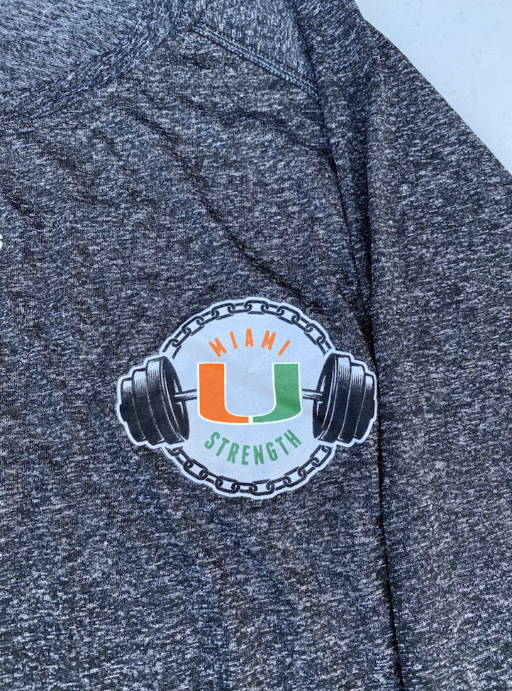 Nysier Brooks Miami Basketball Team Exclusive Long Sleeve "Strength" Shirt (Size 3XL)