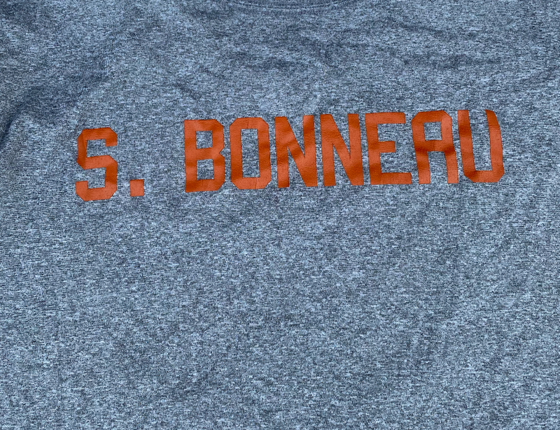 Skyler Bonneau Texas Football Team Exclusive Set of (2) "Protect The Team" Workout Shirts (Size XL)