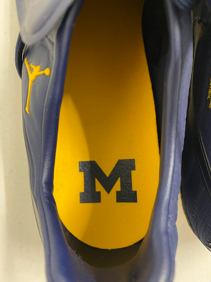 Will Hart Michigan Football Team Exclusive Cleats (Size 12.5)