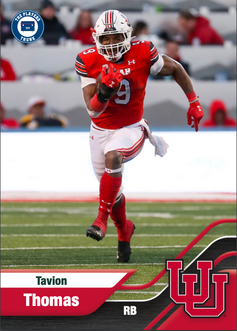 2022 Utah Utes Football Trading Card Pack - 16 Cards in a Pack