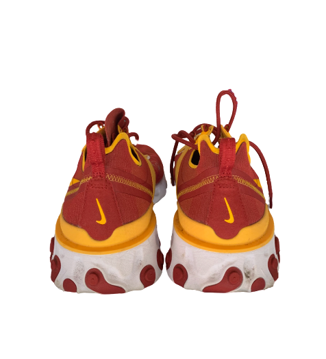 Jonah Mathews USC Trojans Nike React Element 55 Sneakers Size 14 The Players Trunk