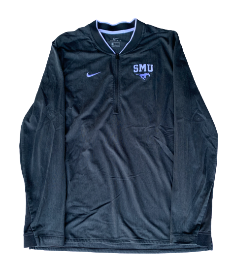 Jarrey Foster SMU Nike 1/4 Zip Jacket (Size L)