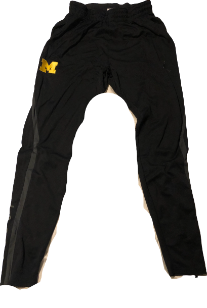 Charles Matthews Michigan Team Issued Jordan Sweatpants (Size L)
