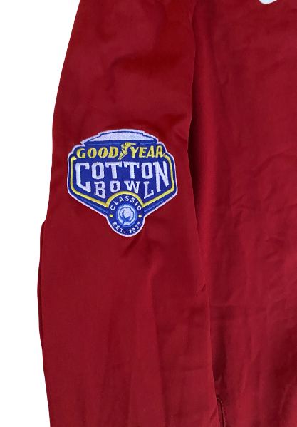 Bradley Bozeman Alabama Nike Good Year Cotton Bowl Player-Exclusive Zip-Up Jacket (Size XXXXL)