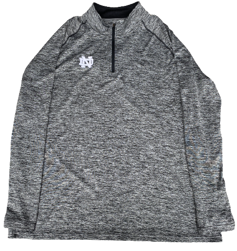 Scott Daly Notre Dame Football Fiesta Bowl Quarter-Zip Pullover (Size XL)