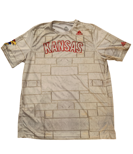 Hakeem Adeniji Kansas Adidas T-Shirt (Size XXL)