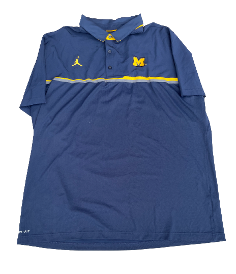 Greg Robinson Michigan Football Polo Shirt (Size XXL)