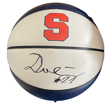 Marek Dolezaj Syracuse Basketball Signed Full-Size Basketball