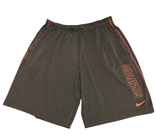 Brendan Beck Stanford Baseball Team Issued Shorts (Size M)