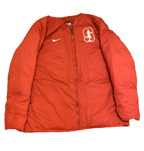 Brendan Beck Stanford Baseball Team Issued Winter Coat (Size XL)