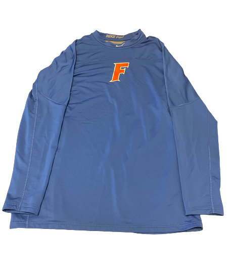 Christian Scott Florida Baseball Team Issued Long Sleeve Workout Shirt (Size XL)