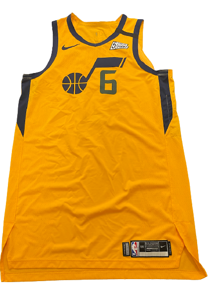 Rayjon Tucker Utah Jazz 2019-2020 Authentic Game Jersey (Size 50, Length + 6)