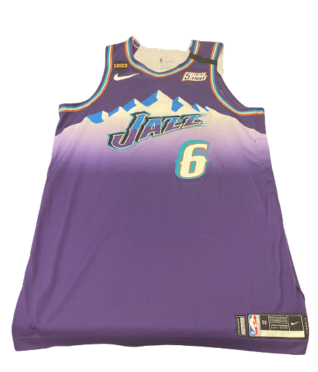 Rayjon Tucker Utah Jazz 2020-2021 Authentic Game Jersey (Size 50, Length + 4)