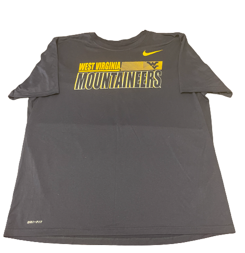 Jeffery Pooler Jr. West Virginia Football Team Issued Workout Shirt (Size XL)