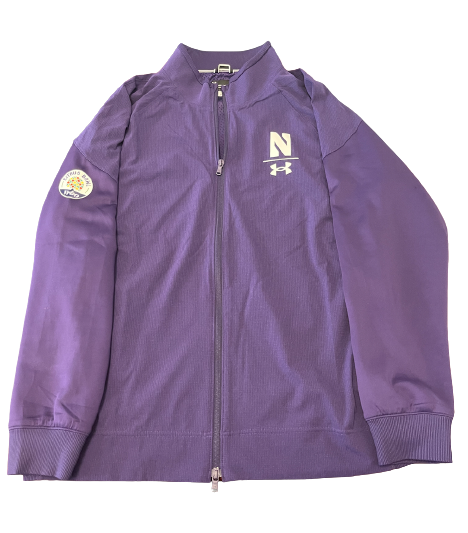 Jeffery Pooler Jr. Northwestern Football Player Exclusive "Citrus Bowl" Jacket with Player Tag (Size XL)