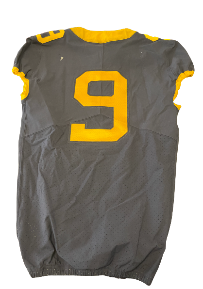 Jeffery Pooler Jr. West Virginia Football Game Worn Jersey (Size 40)