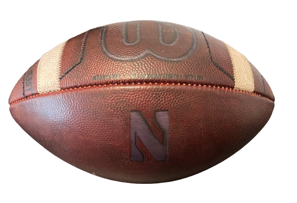 Jeffery Pooler Jr. Northwestern Football Game-Used Ball