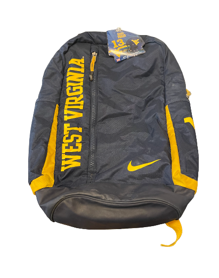 Jeffery Pooler Jr. West Virginia Football Athlete Exclusive Backpack with Travel Tag