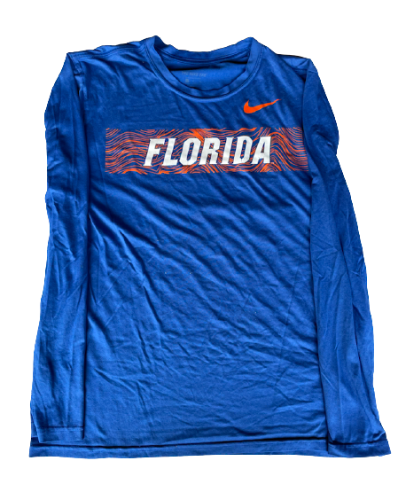 Kendyl Lindaman Florida Softball Team Issued Long-Sleeve Workout Shirt (Size L)