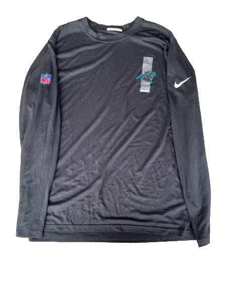 Mason Stokke Carolina Panthers Team Issued Long Sleeve Shirt (Size XL)