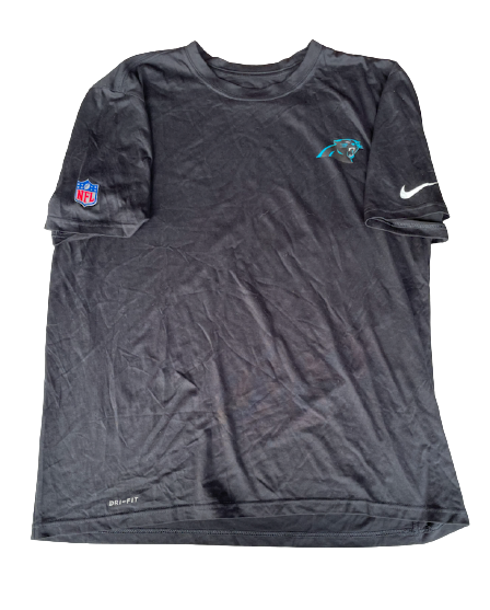 Mason Stokke Carolina Panthers Team Issued Workout Shirt (Size XL)