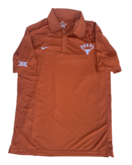 Ryan Bujcevski Texas Football Team Issued Polo Shirt (Size M)