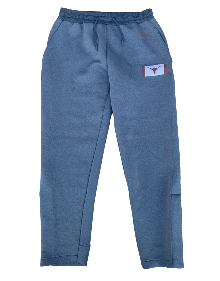 Ryan Bujcevski Texas Football Player Exclusive Sweatpants with Magnetic Bottoms and Player Tag (Size L)