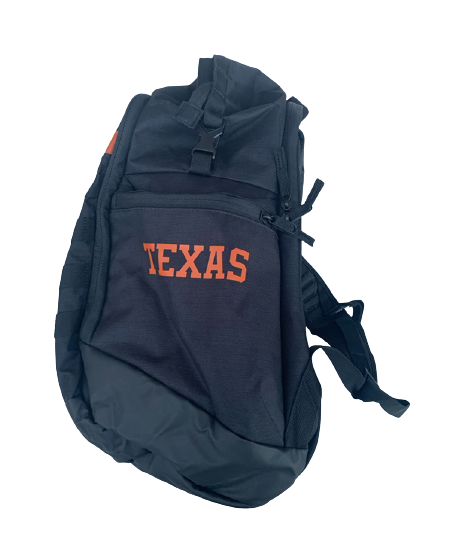 Ryan Bujcevski Texas Football Player Exclusive Kevin Durant Backpack with "Champions Club" Travel Tag