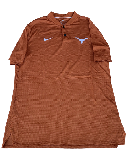 Ryan Bujcevski Texas Football Team Issued Polo Shirt (Size M)