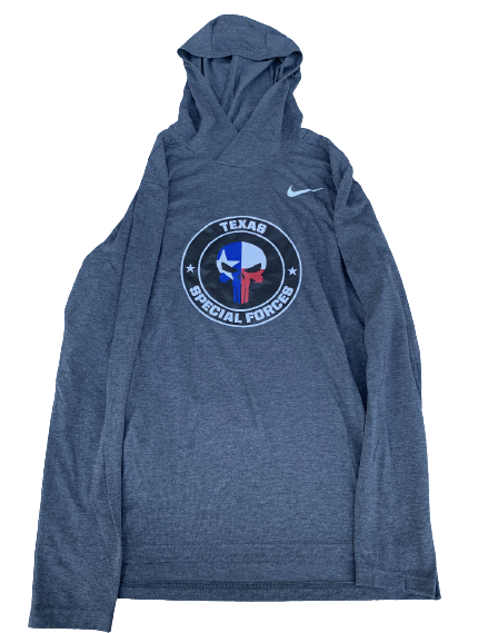 Ryan Bujcevski Texas Football Player Exclusive "Special Forces" Performance Hoodie (Size L)