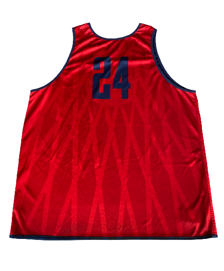 Przemek Karnowski Gonzaga Basketball SIGNED Player Exclusive Reversible Practice Jersey (Size 3XL)