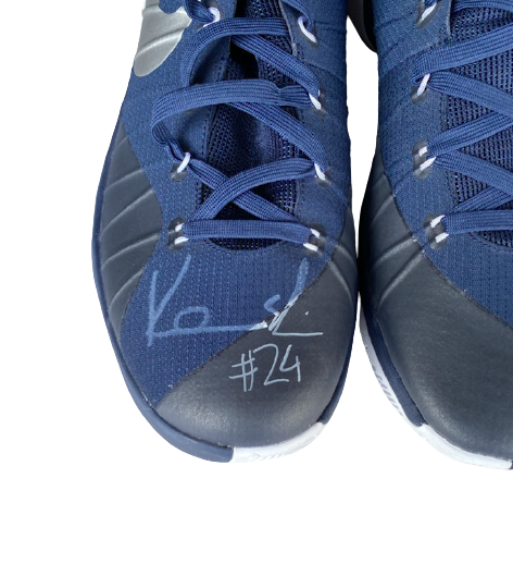 Przemek Karnowski Gonzaga Basketball SIGNED Team Issued Shoes (Size 15)