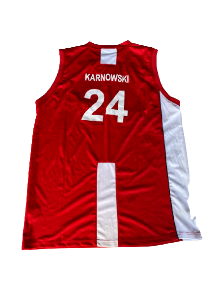 Przemek Karnowski SIGNED Poland "POLSKA"  Jersey (Size XL)