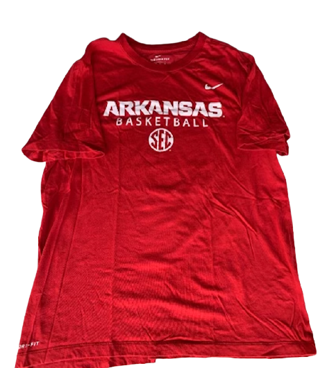 Jimmy Whitt Jr. Arkansas Basketball Team Issued Shirt (Size XL)