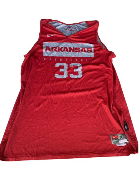 Jimmy Whitt Jr. Arkansas Basketball Exclusive Practice Jersey (Size XL)