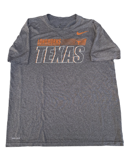 Ryan Bujcevski Texas Football Team Issued Workout Shirt (Size L)
