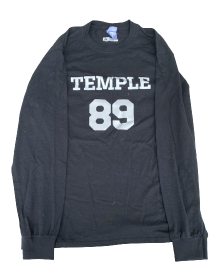 Temple Football Exclusive Long Sleeve Warm-Up with 
