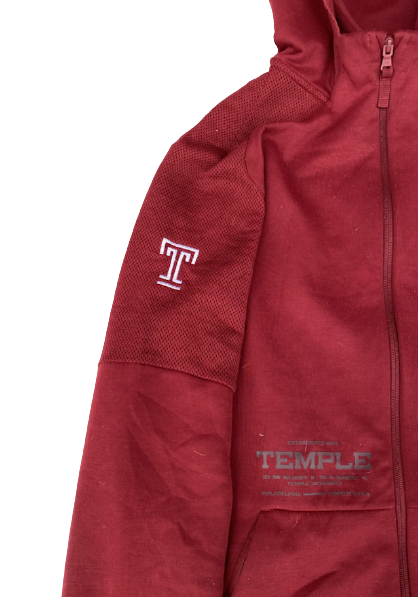 Kimere Brown Temple Football Exclusive Travel Jacket with 