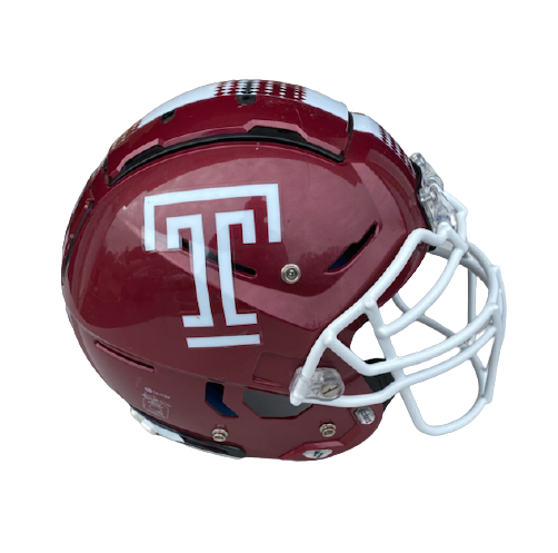 Amir Tyler Temple Football Game Worn Helmet