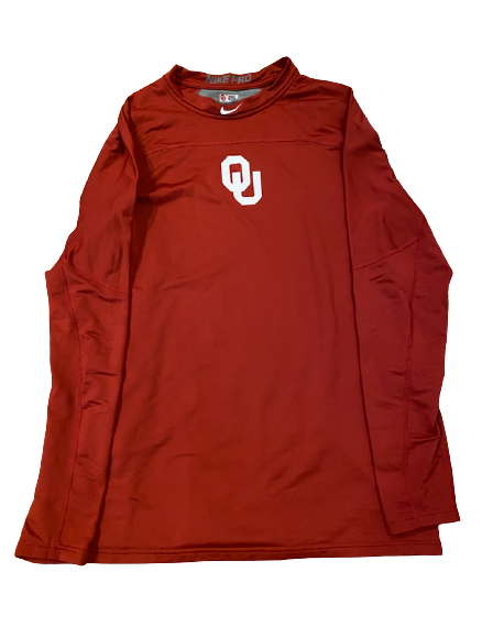 Giselle Juarez Oklahoma Softball Long Sleeve Workout Shirt (Size L)