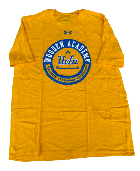 Mac May UCLA Volleyball Team Issued "Wooden Academy" T-Shirt (Size L)