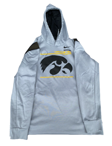 Deuce Hogan Iowa Football Team Issued Sweatshirt (Size XL)