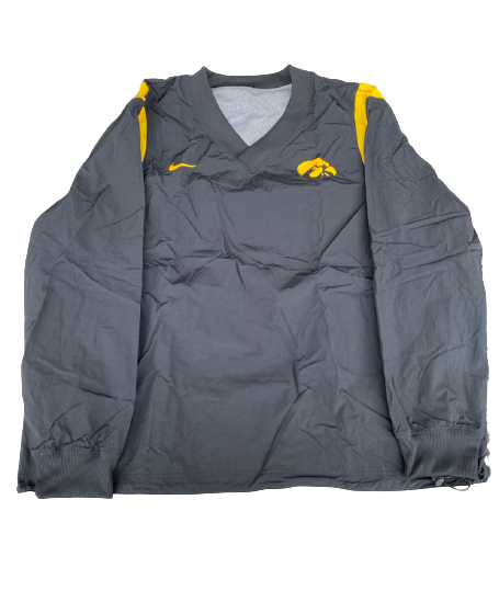Deuce Hogan Iowa Football Team Exclusive REVERSIBLE Pullover (Size XL)