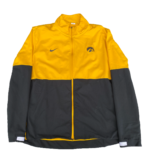 Deuce Hogan Iowa Football Team Issued Travel Jacket (Size XL)