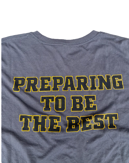 Deuce Hogan Iowa Football Player Exclusive "Strength" T-Shirt (Size XL)